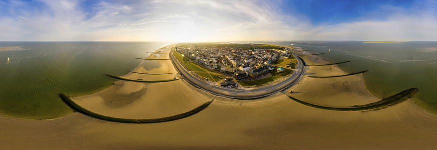 Luftbildaufnahme Norderney