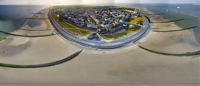 Luftbildaufnahme Norderney