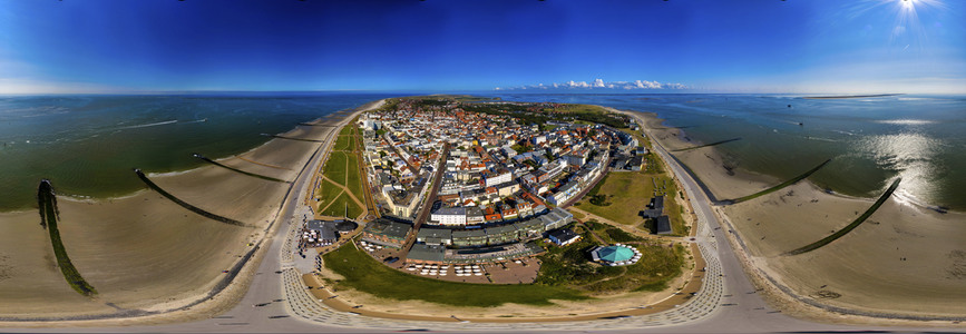 Luftbildaufnahme Norderney