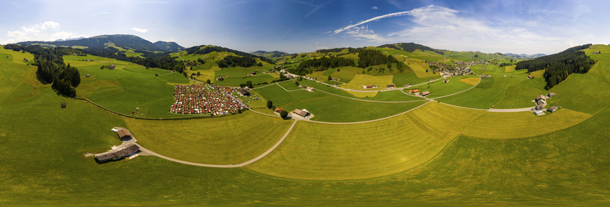 Luftbild Appenzellerland