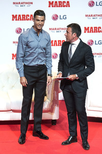 Cristiano Ronaldo erhält den Marca Leyenda Award in Madrid