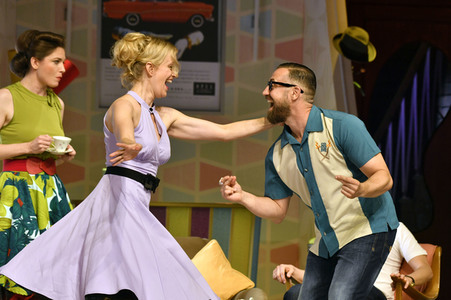 Theaterprobe 'Zuhause bin ich Darling' in Berlin