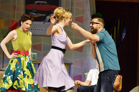 Theaterprobe 'Zuhause bin ich Darling' in Berlin
