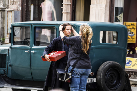 Dreharbeiten 'Fabian - Der Gang vor die Hunde' in Görlitz