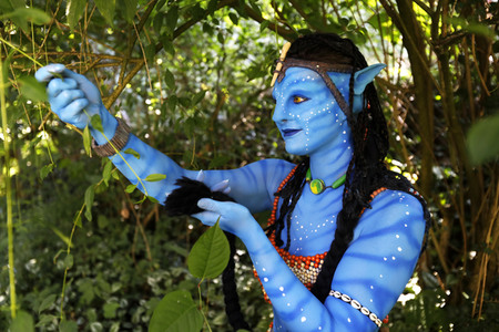 GEEK ART: 'Avatar' Bodypainting