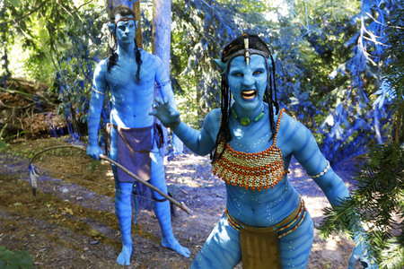 GEEK ART: 'Avatar' Bodypainting