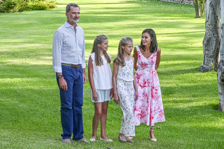 Sommer Photocall der spanischen Königsfamilie in Palma de Mallorca