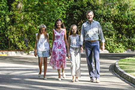 Sommer Photocall der spanischen Königsfamilie in Palma de Mallorca