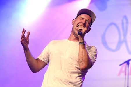 Album-Präsentation von Oli.P in Köln