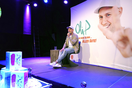 Album-Präsentation von Oli.P in Köln