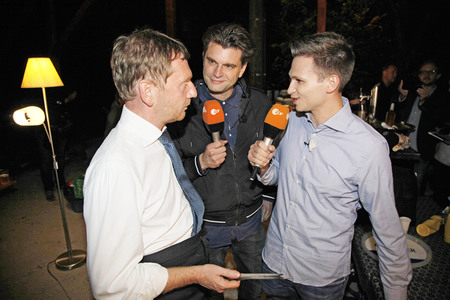 CDU Wahlkampfveranstaltung mit Michael Kretschmer in Ludwigsdorf