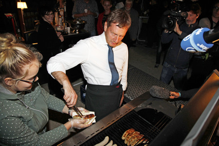 CDU Wahlkampfveranstaltung mit Michael Kretschmer in Ludwigsdorf
