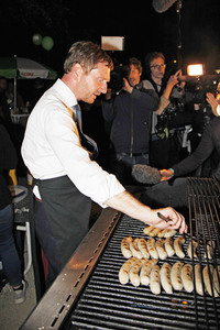 CDU Wahlkampfveranstaltung mit Michael Kretschmer in Ludwigsdorf