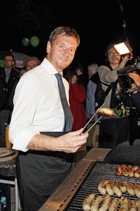 CDU Wahlkampfveranstaltung mit Michael Kretschmer in Ludwigsdorf