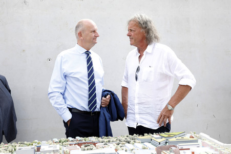 Grundsteinlegung von 'Das Depot' in Potsdam