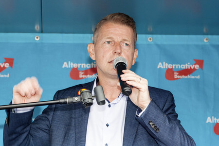 Wahlkampfveranstaltung der AfD in Bautzen