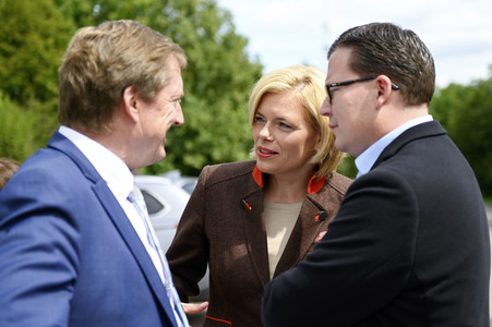 Julia Klöckner beim Forum 'Gemüseanbau im Fokus' in Mutterstadt