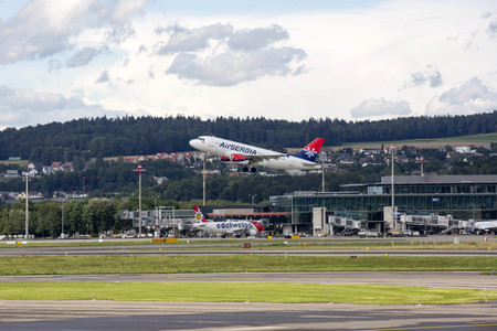 Symbolfoto Flughafen Zürich