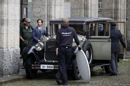 Dreharbeiten 'Fabian - Der Gang vor die Hunde' in Görlitz