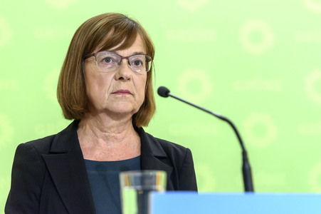 Pressekonferenz von Bündnis 90 / Die Grünen in Berlin