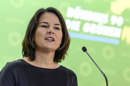 Pressekonferenz von Bündnis 90 / Die Grünen in Berlin