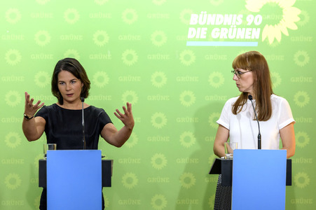 Pressekonferenz von Bündnis 90 / Die Grünen in Berlin