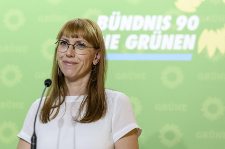 Pressekonferenz von Bündnis 90 / Die Grünen in Berlin