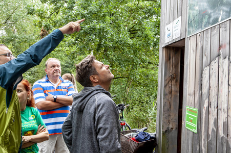 Wahlkampfveranstaltung von Bündnis 90/Die Grünen in Hoyerswerda
