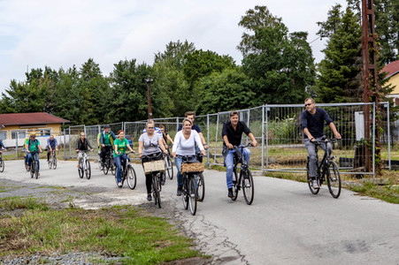 Wahlkampfveranstaltung von Bündnis 90/Die Grünen in Hoyerswerda