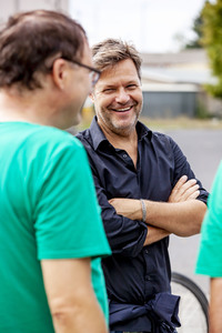 Wahlkampfveranstaltung von Bündnis 90/Die Grünen in Hoyerswerda