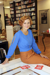 Fototermin mit Katja Kipping in Dresden