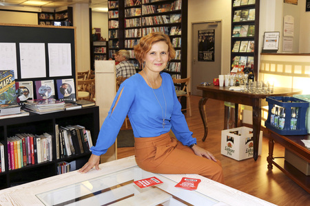 Fototermin mit Katja Kipping in Dresden