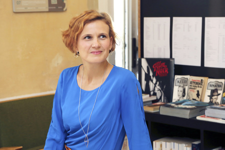 Fototermin mit Katja Kipping in Dresden