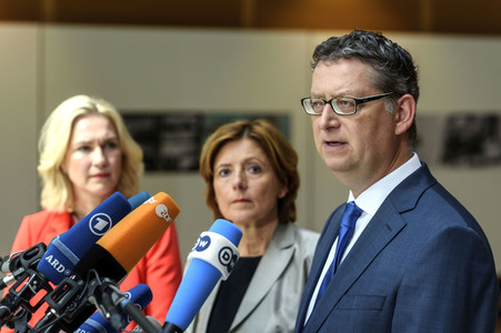 Pressekonferenz der SPD in Berlin