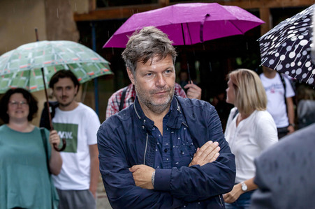 Wahlkampfveranstaltung von Bündnis 90/Die Grünen in Zittau