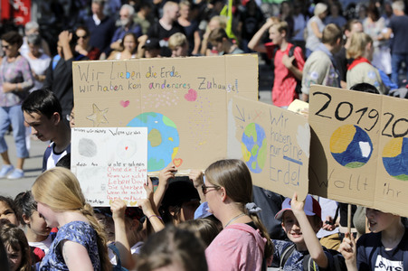 'Fridays for Future' Schülerdemonstration in Hannover