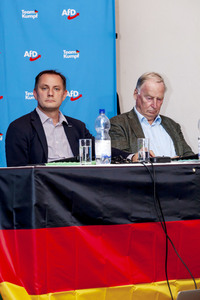 Wahlkampfveranstaltung der AfD in Ebersbach-Neugersdorf