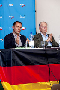 Wahlkampfveranstaltung der AfD in Ebersbach-Neugersdorf