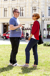 Wahlkampfveranstaltung der Partei Die Linke in Görlitz