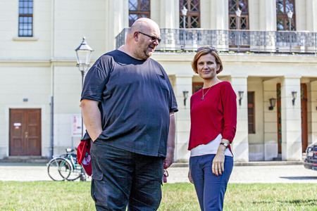 Wahlkampfveranstaltung der Partei Die Linke in Görlitz