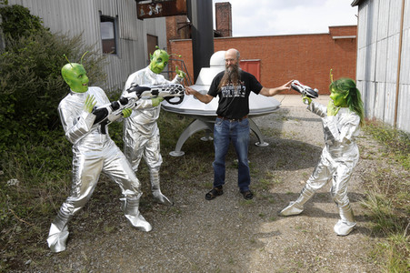 GEEK ART: Kleine grüne Männchen / Little Green Men Bodypainting