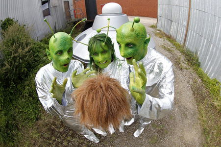 GEEK ART: Kleine grüne Männchen / Little Green Men Bodypainting