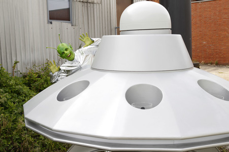 GEEK ART: Kleine grüne Männchen / Little Green Men Bodypainting