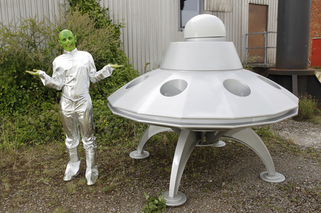 GEEK ART: Kleine grüne Männchen / Little Green Men Bodypainting