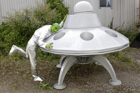 GEEK ART: Kleine grüne Männchen / Little Green Men Bodypainting