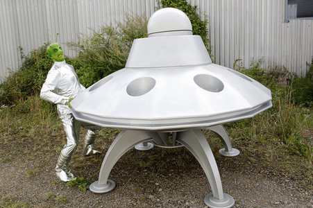 GEEK ART: Kleine grüne Männchen / Little Green Men Bodypainting