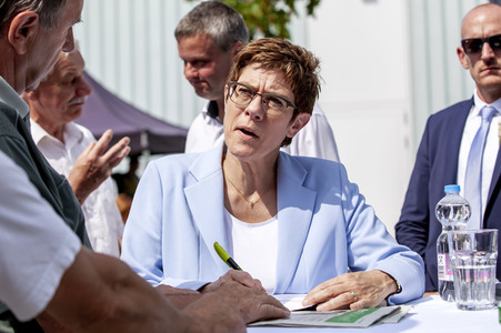 Wahlkampfveranstaltung der CDU in Weißwasser