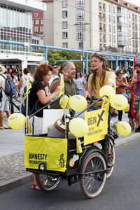 Demonstration 'Unteilbar' in Dresden