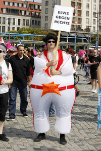 Demonstration 'Unteilbar' in Dresden