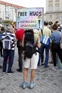 Demonstration 'Unteilbar' in Dresden